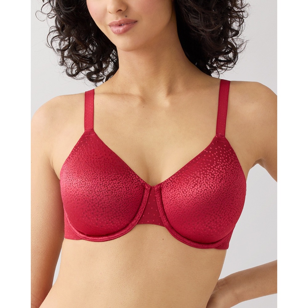 Wacoal Back Appeal Red Underwire Smoothing Bra 855303 Size 40H